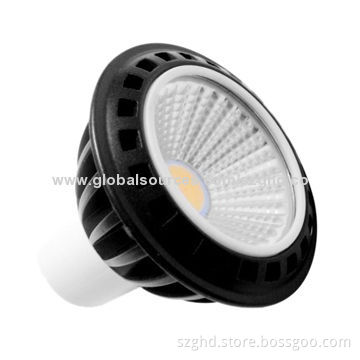 LED Spotlight, 3W, GU5.3/GU10, Made of Aluminum + PC MaterialsNew